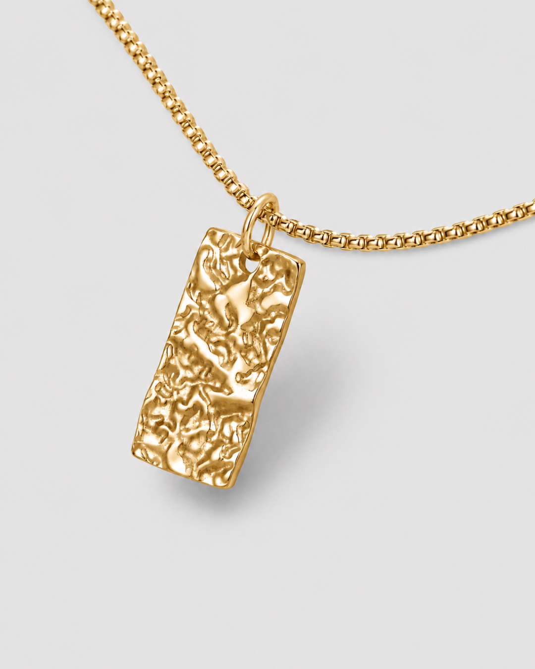 Noxwell Forge Hammered Bar Necklace