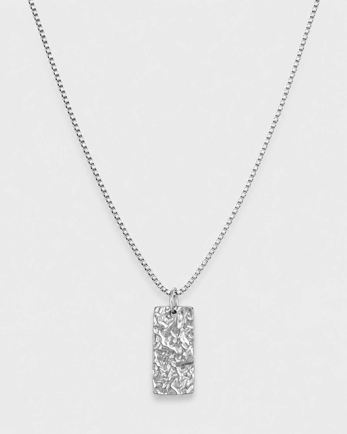Noxwell Forge Hammered Bar Necklace