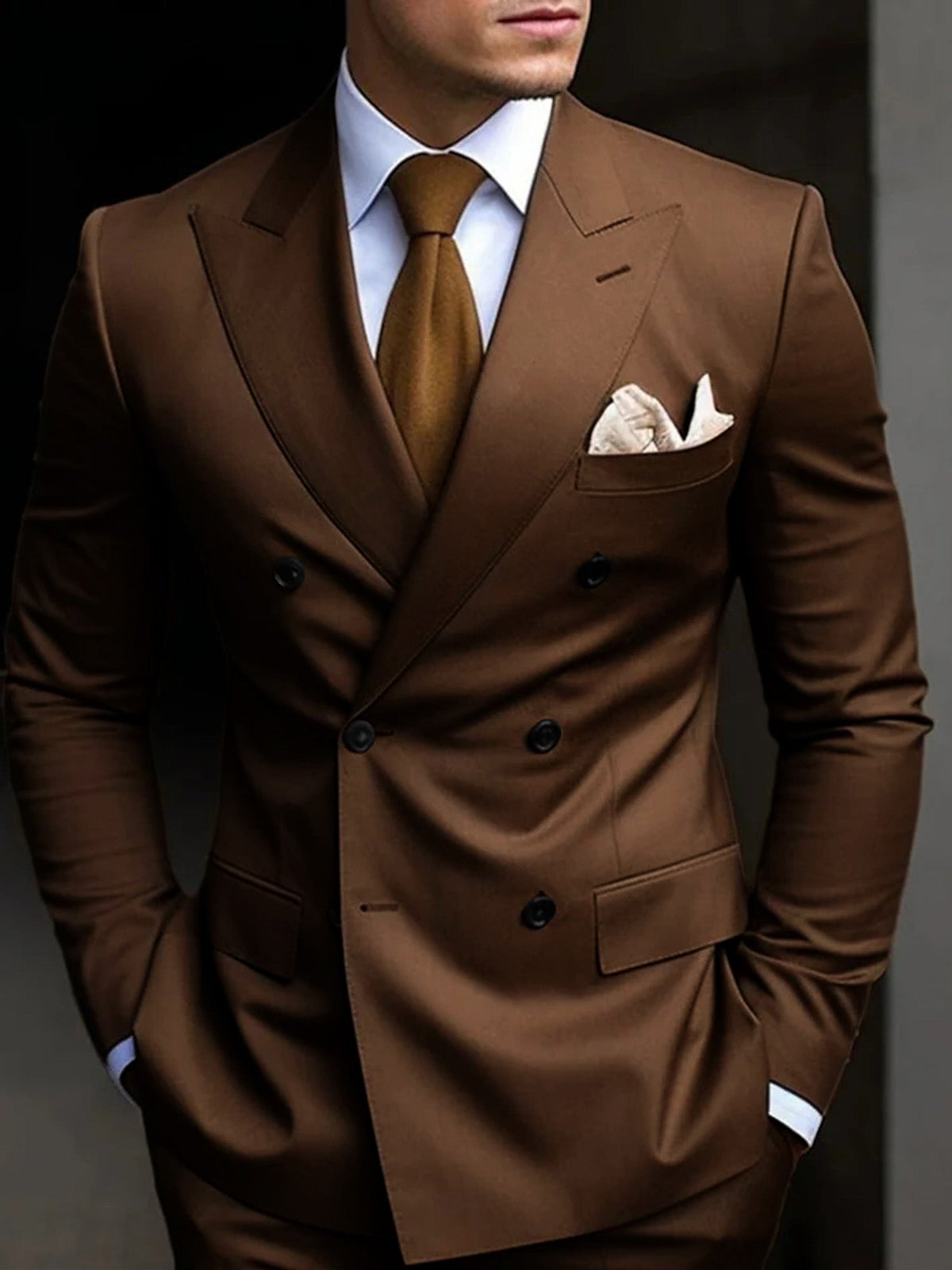 Noxwell Ravensworth Double-Breasted Suit