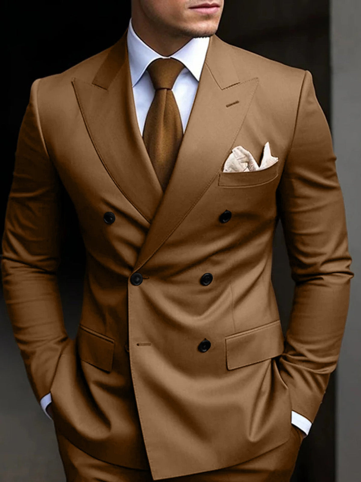 Noxwell Ravensworth Double-Breasted Suit