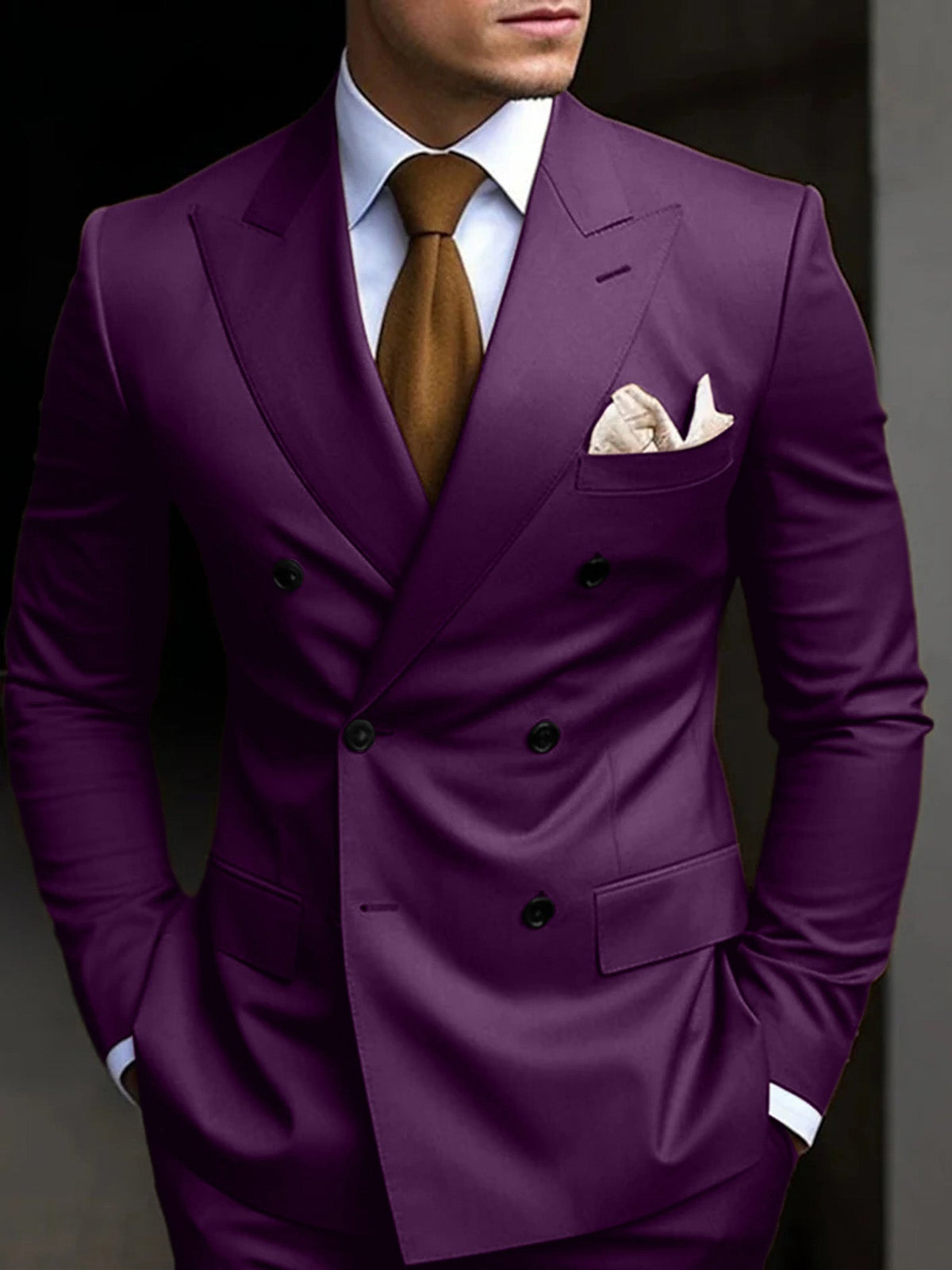 Noxwell Ravensworth Double-Breasted Suit