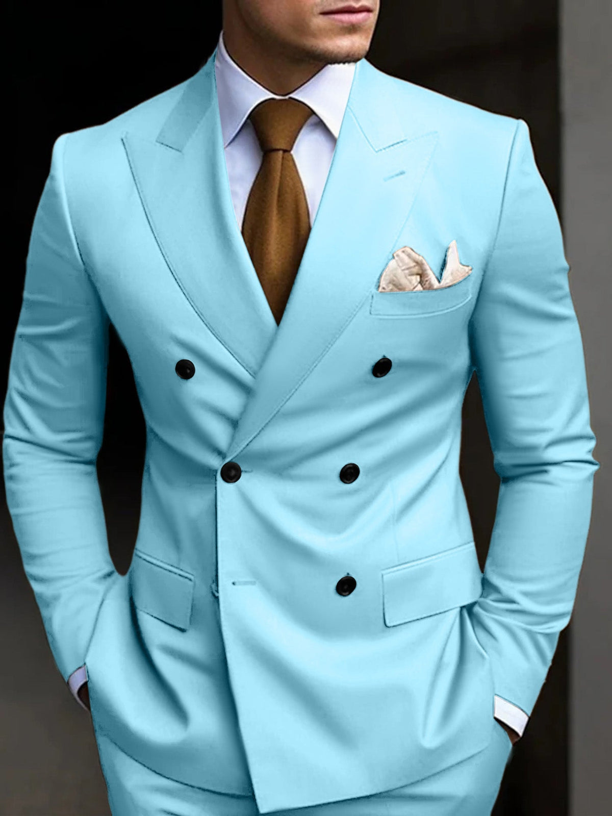 Noxwell Ravensworth Double-Breasted Suit