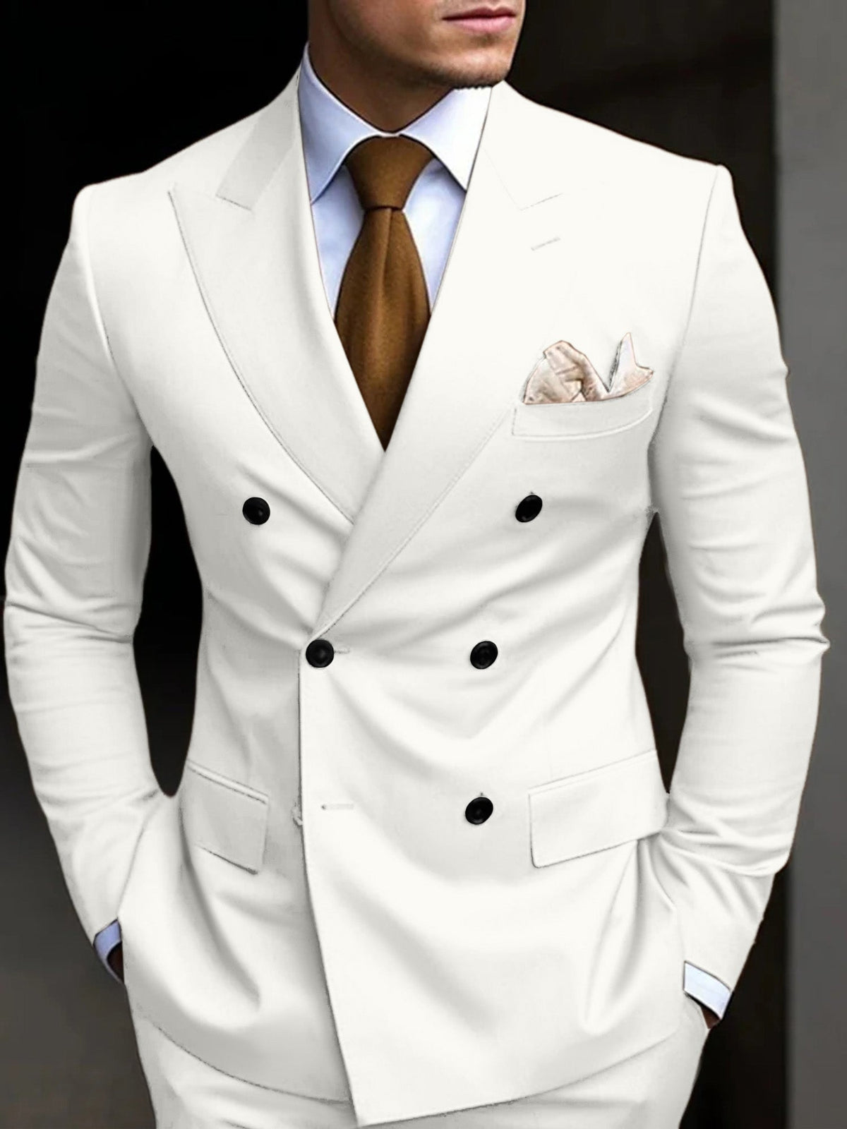 Noxwell Ravensworth Double-Breasted Suit