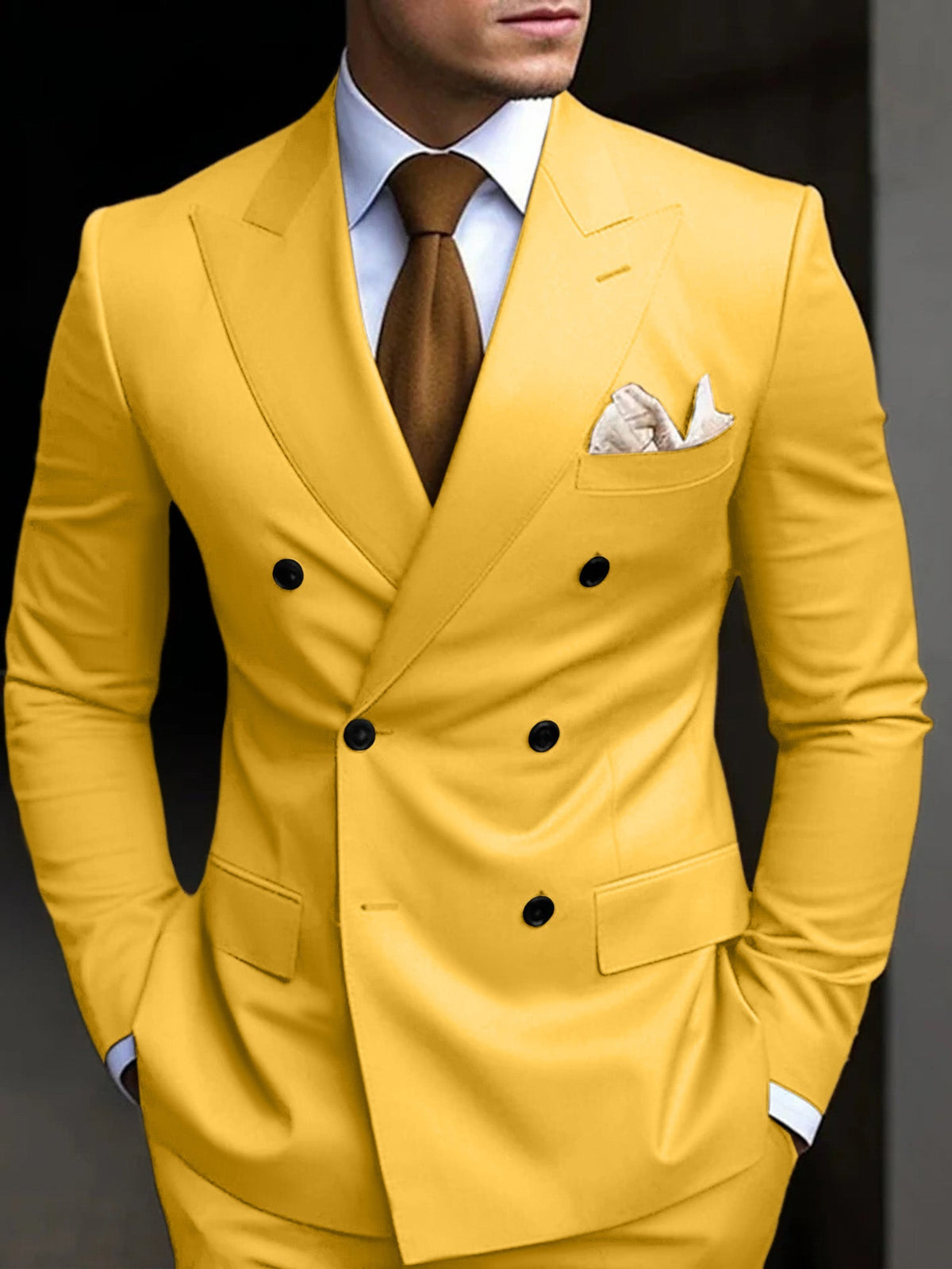 Noxwell Ravensworth Double-Breasted Suit