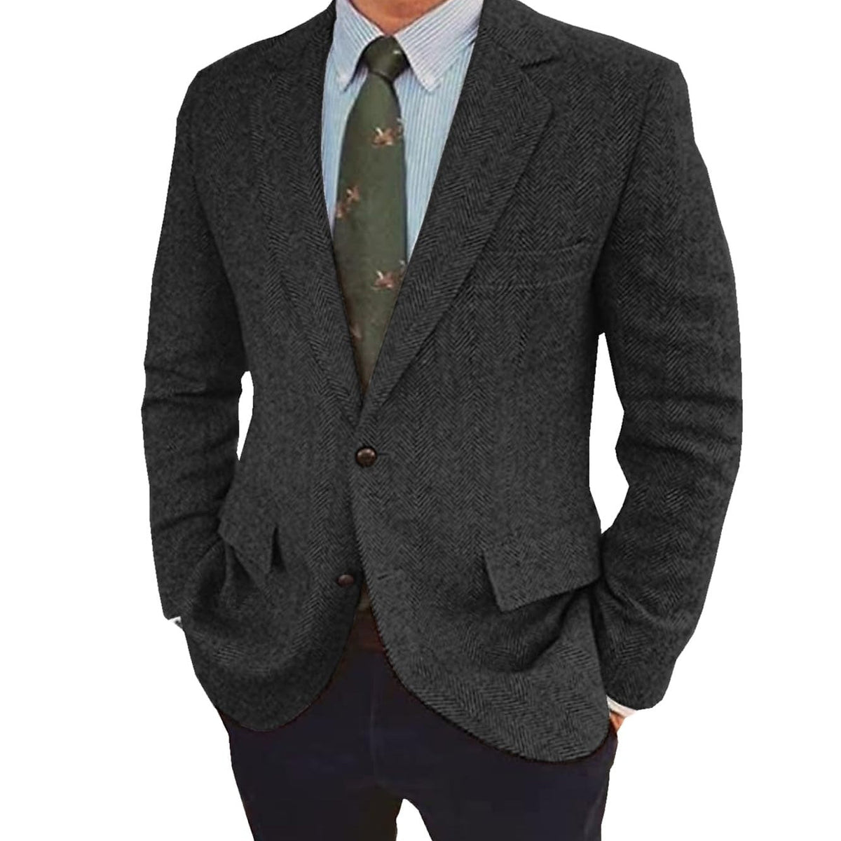 Noxwell Colville Herringbone Tweed Blazer