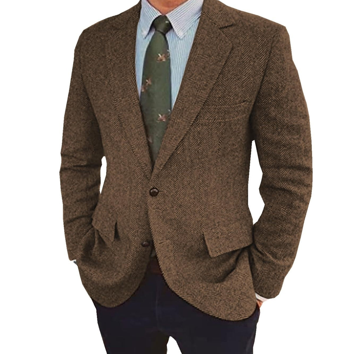 Noxwell Colville Herringbone Tweed Blazer