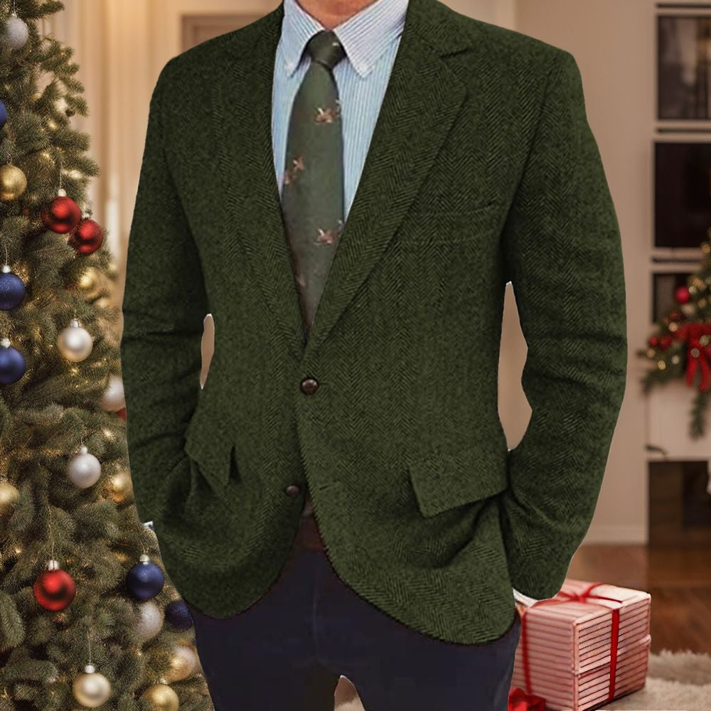 Noxwell Colville Herringbone Tweed Blazer