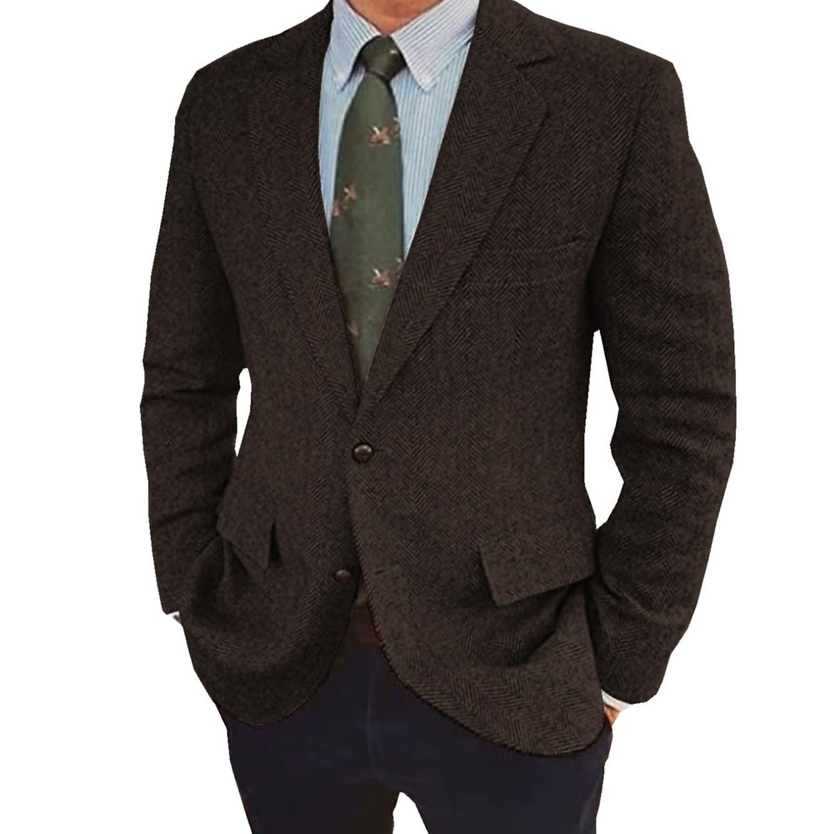 Noxwell Colville Herringbone Tweed Blazer