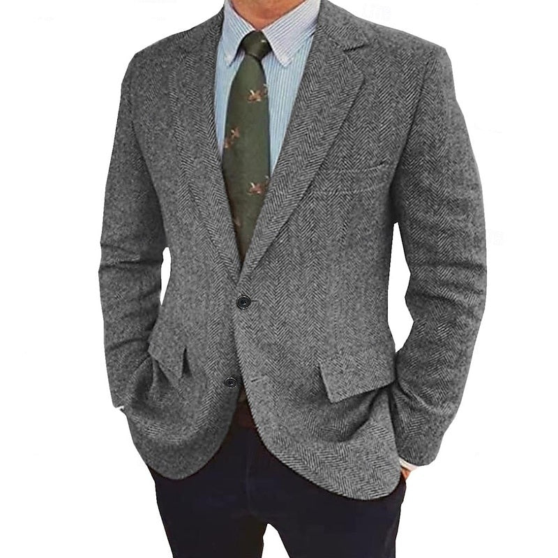 Noxwell Colville Herringbone Tweed Blazer