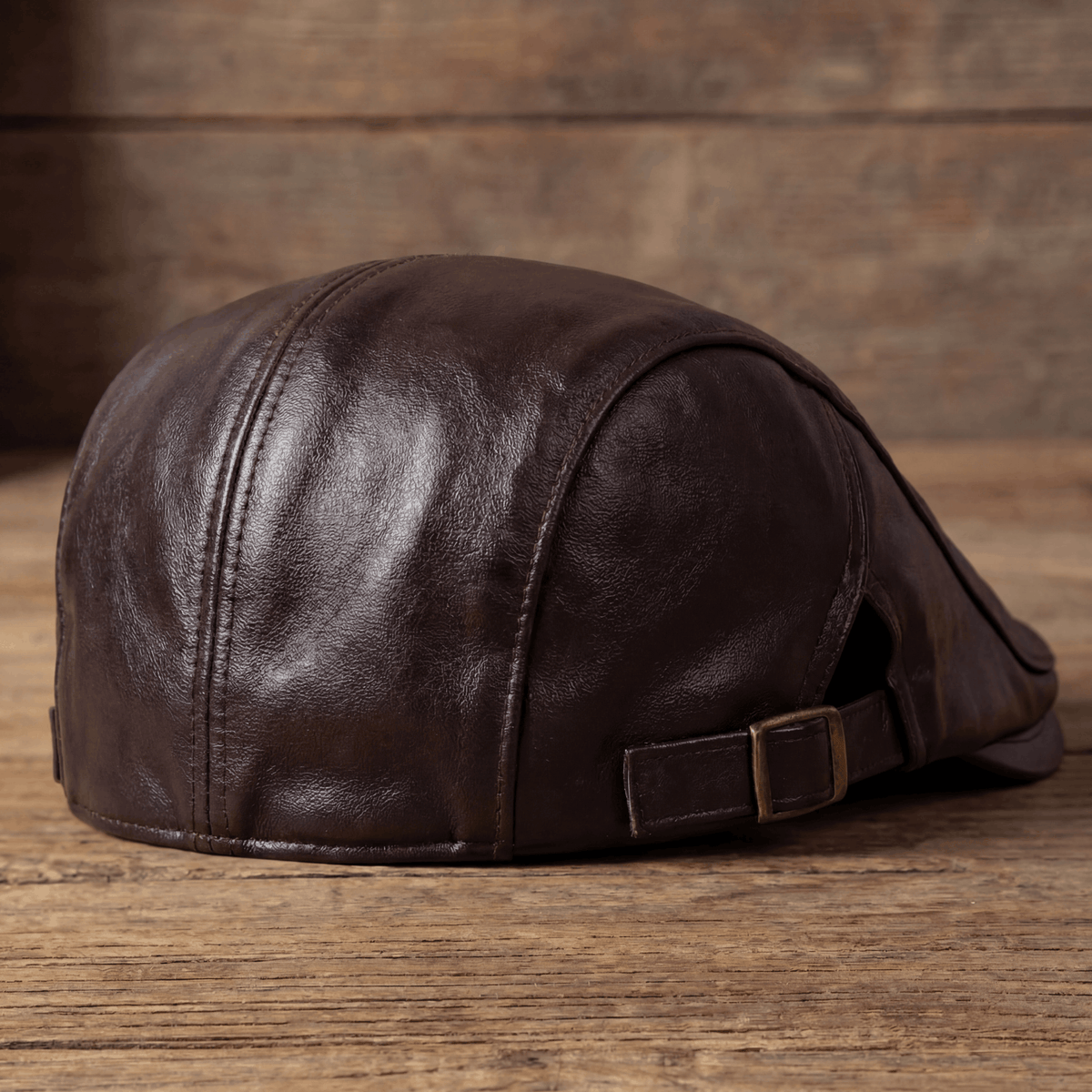 Noxwell Ashgrove Leather Flat Cap