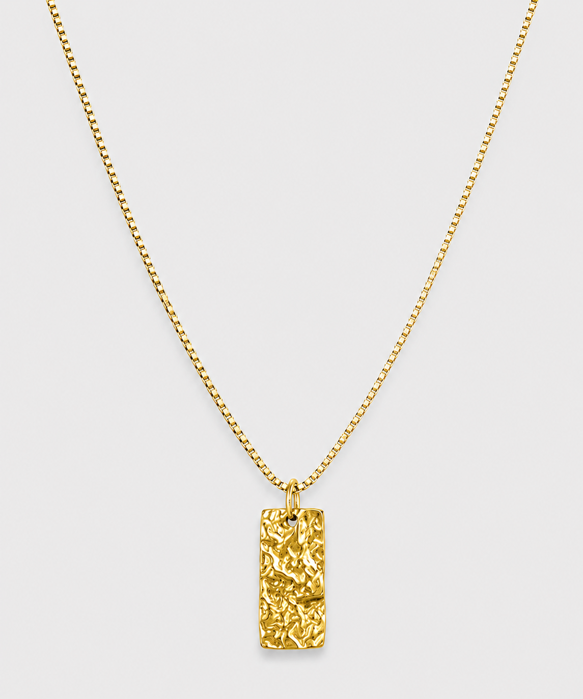 Noxwell Forge Hammered Bar Necklace