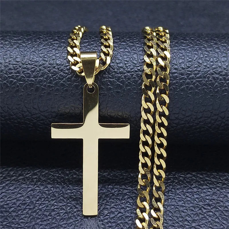 Eternal Chain Cross Necklace