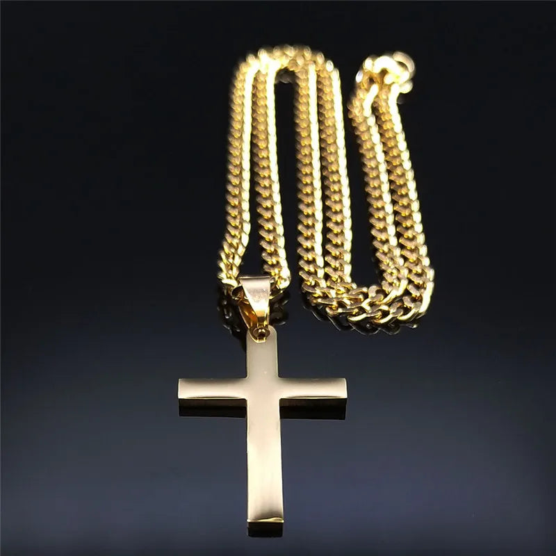 Eternal Chain Cross Necklace