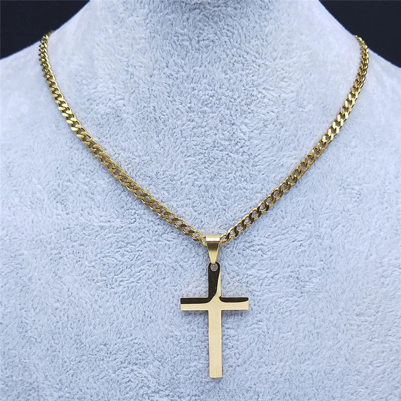 Eternal Chain Cross Necklace