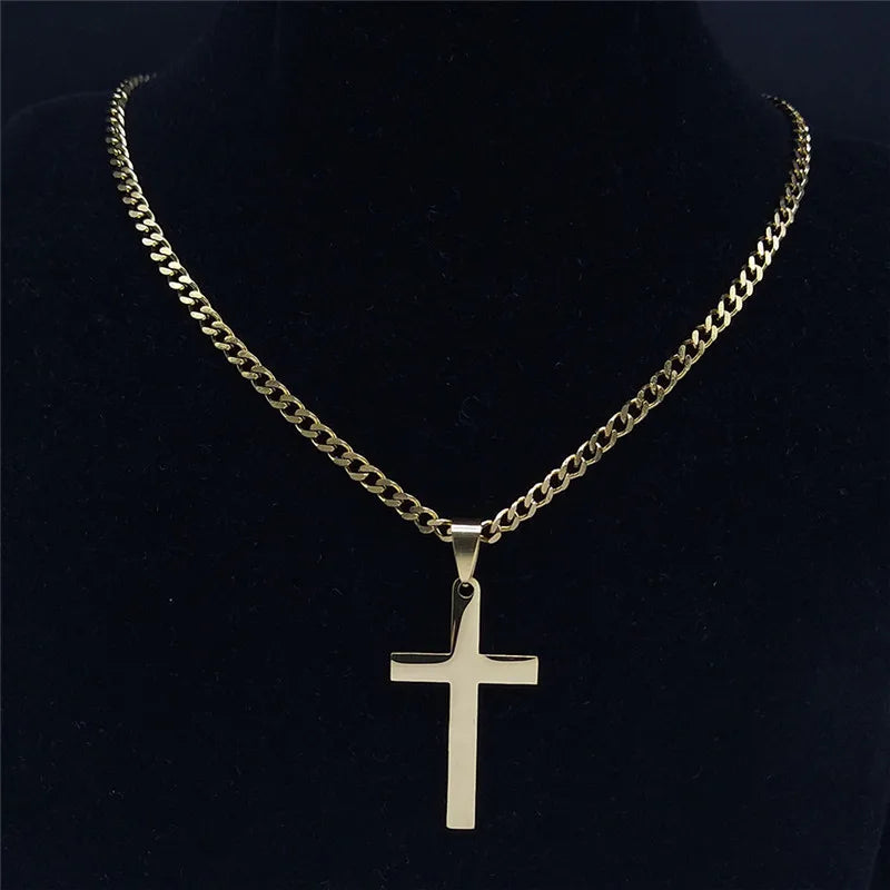 Eternal Chain Cross Necklace