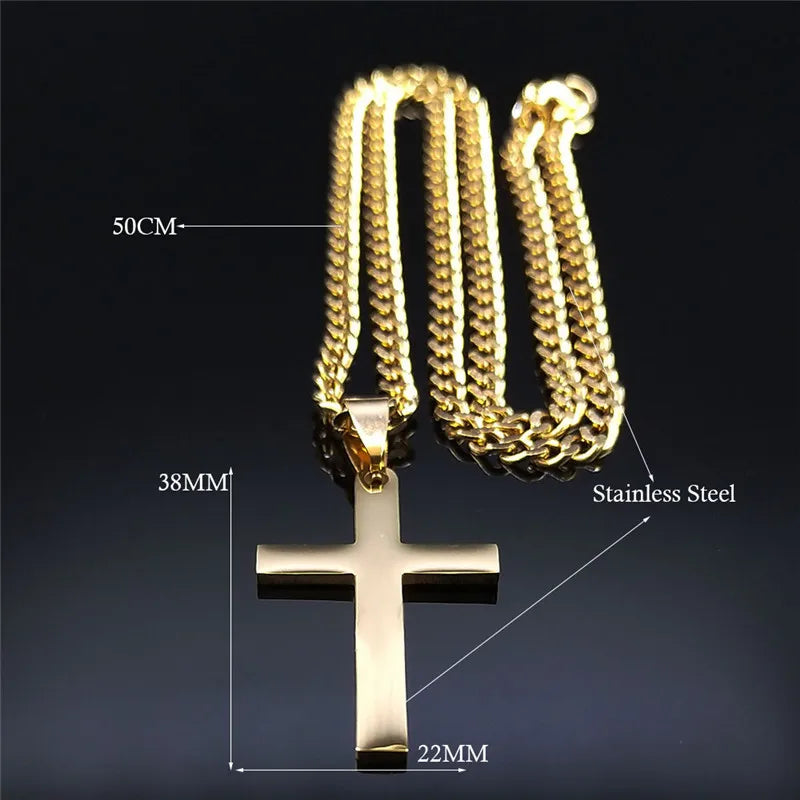 Eternal Chain Cross Necklace
