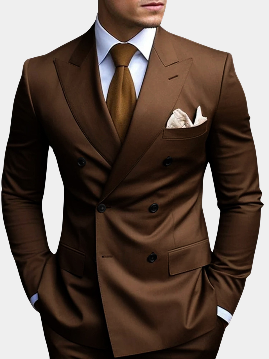 Noxwell Ravensworth Double-Breasted Suit