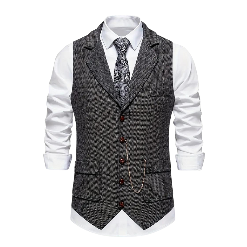 Noxwell Alderley Herringbone Waistcoat