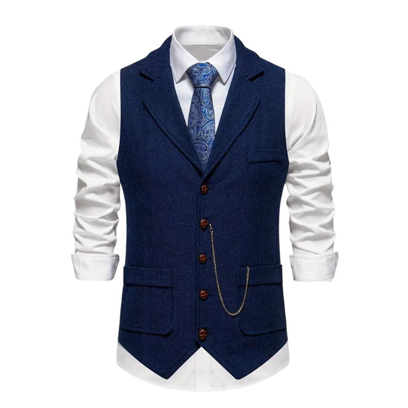 Noxwell Alderley Herringbone Waistcoat