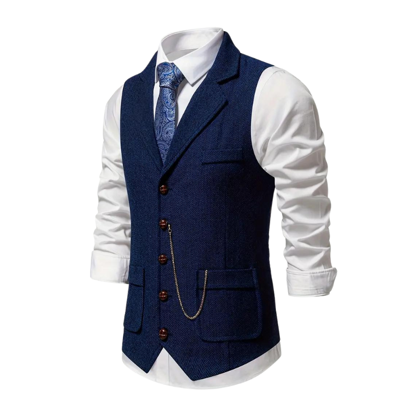 Noxwell Alderley Herringbone Waistcoat