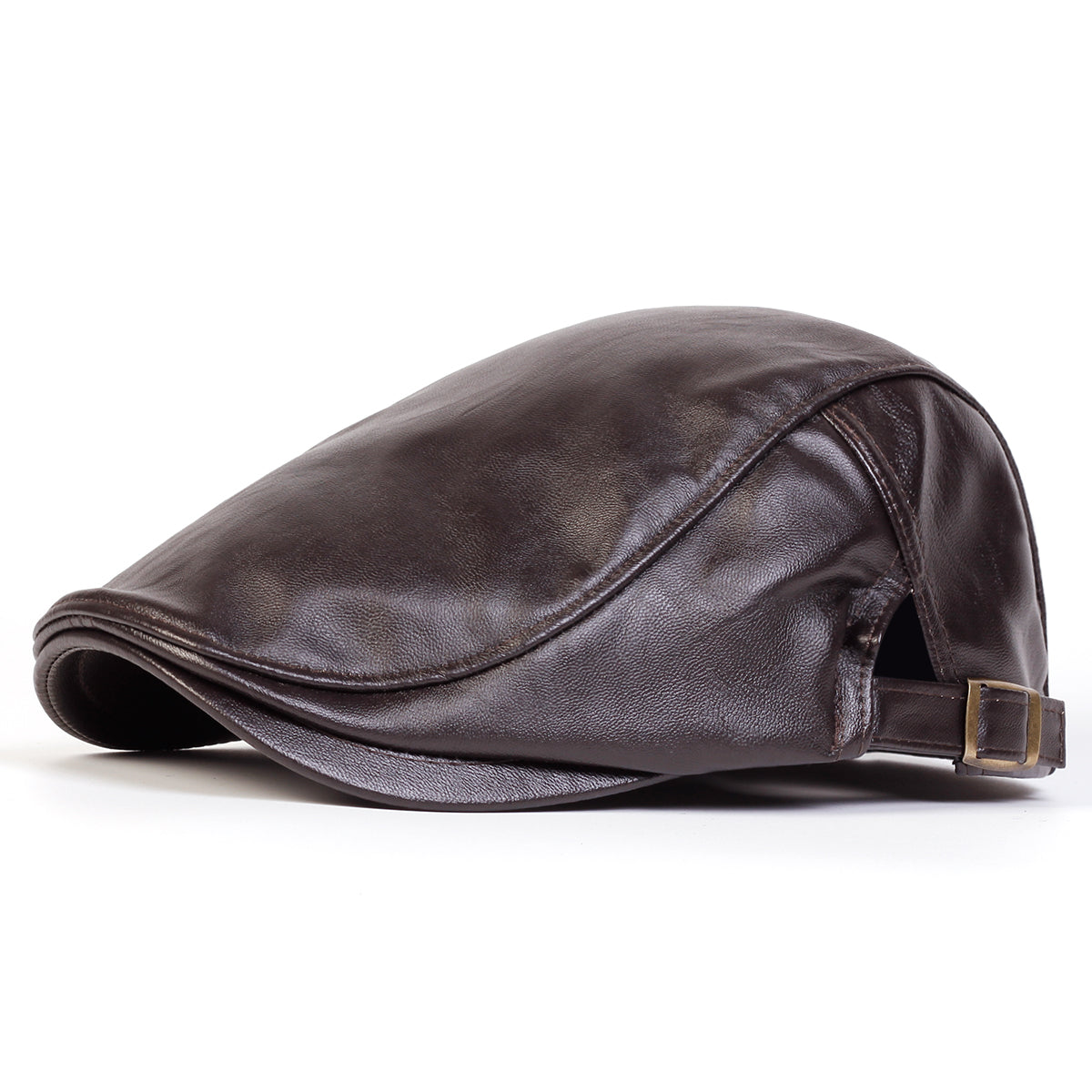 Noxwell Ashgrove Leather Flat Cap