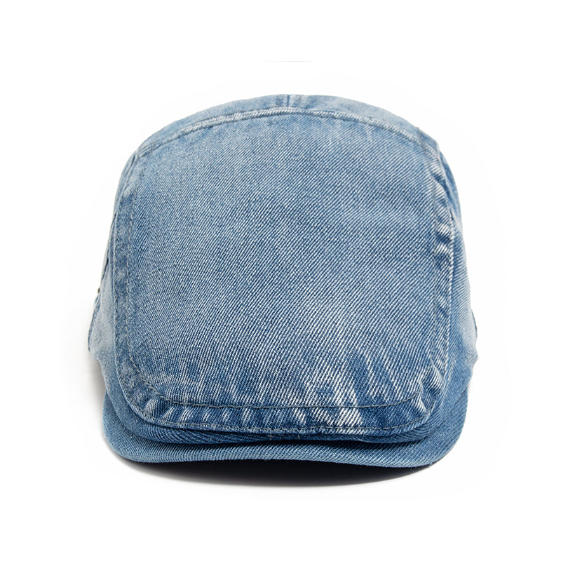 Gorra plana de mezclilla lavada Noxwell Crayford