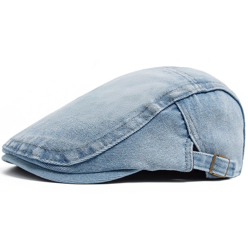 Gorra plana de mezclilla lavada Noxwell Crayford