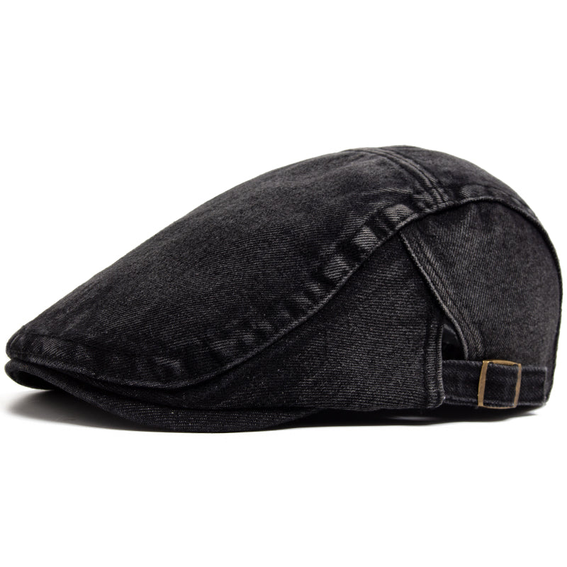Gorra plana de mezclilla lavada Noxwell Crayford