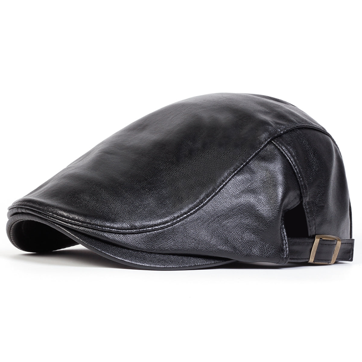 Noxwell Ashgrove Leather Flat Cap