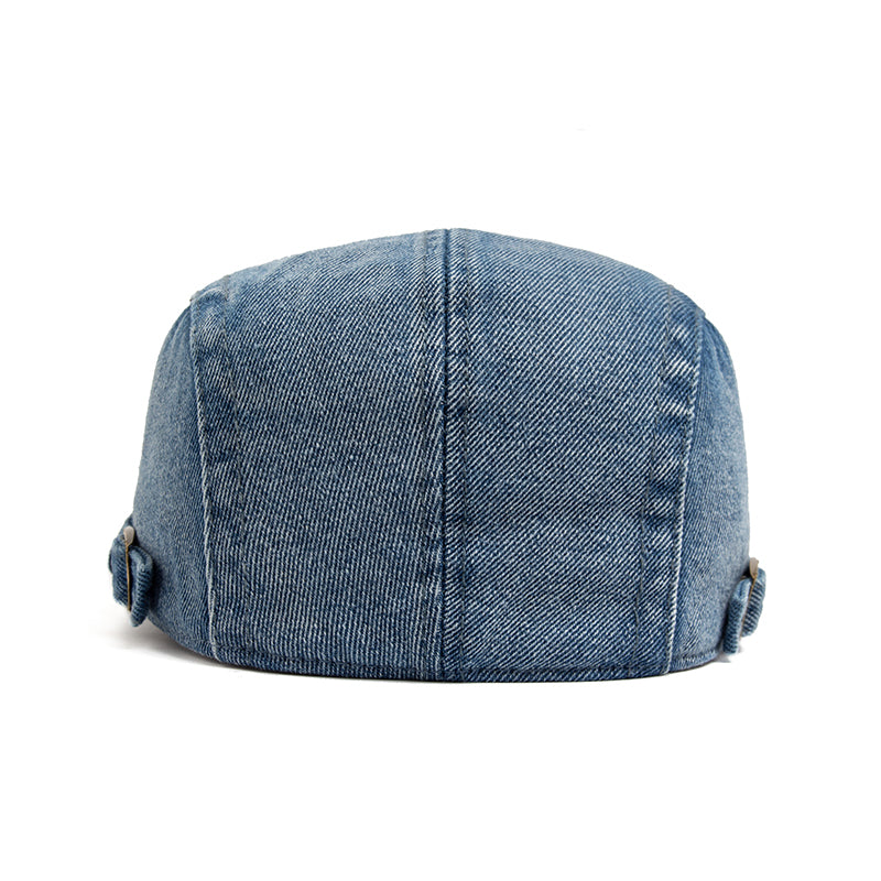 Gorra plana de mezclilla lavada Noxwell Crayford