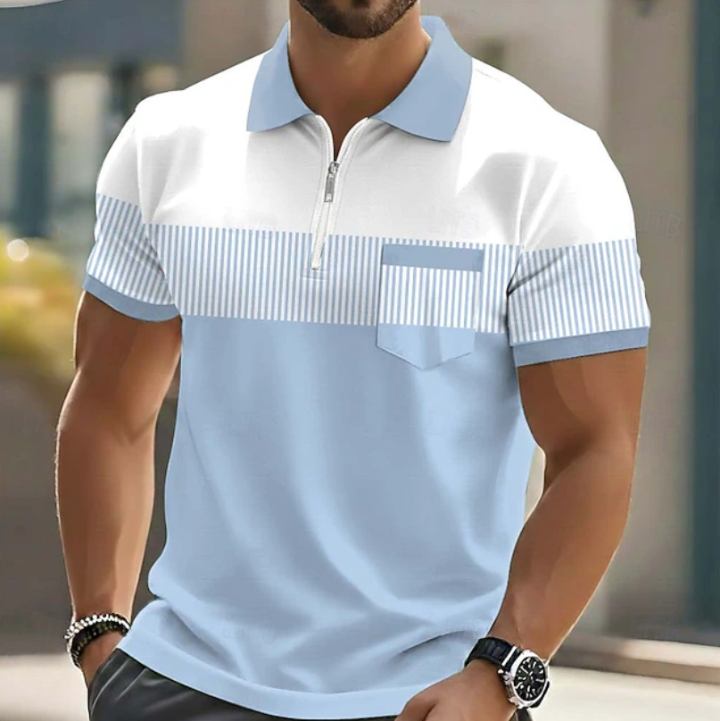 Camisa tipo polo con cremallera Noxwell Marchwood