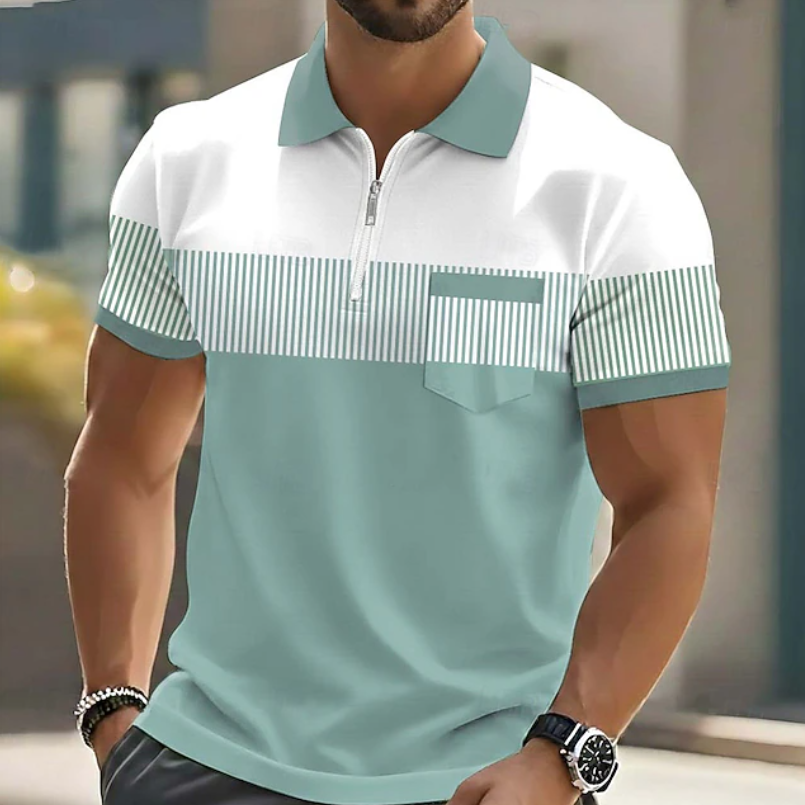 Camisa tipo polo con cremallera Noxwell Marchwood