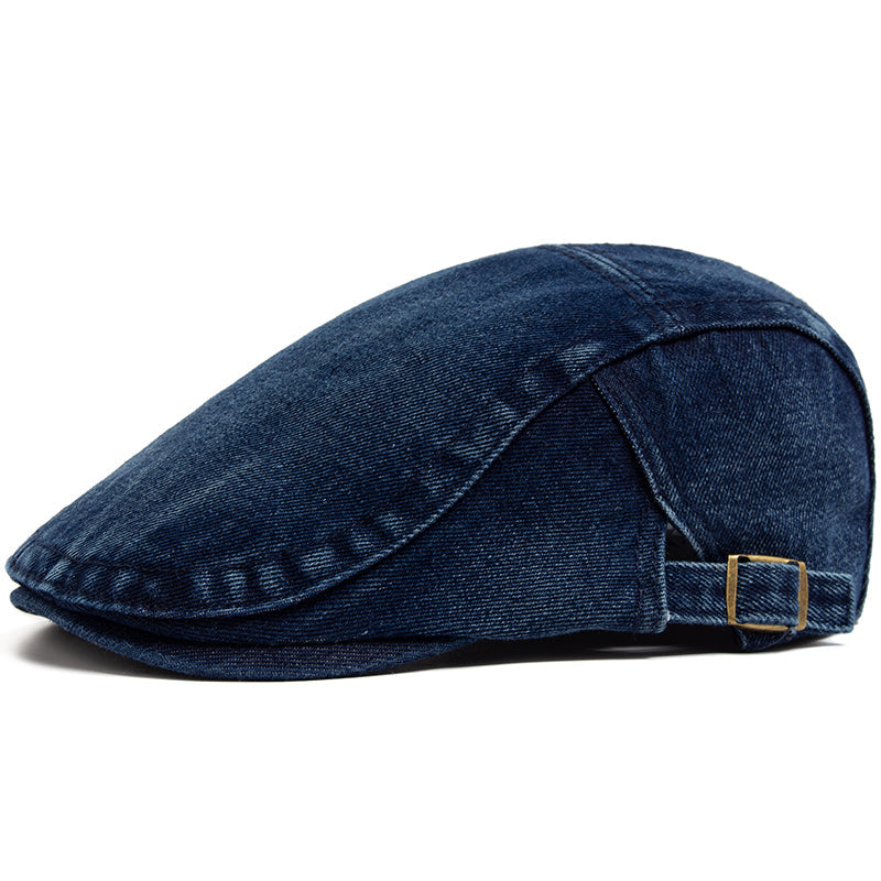 Gorra plana de mezclilla lavada Noxwell Crayford