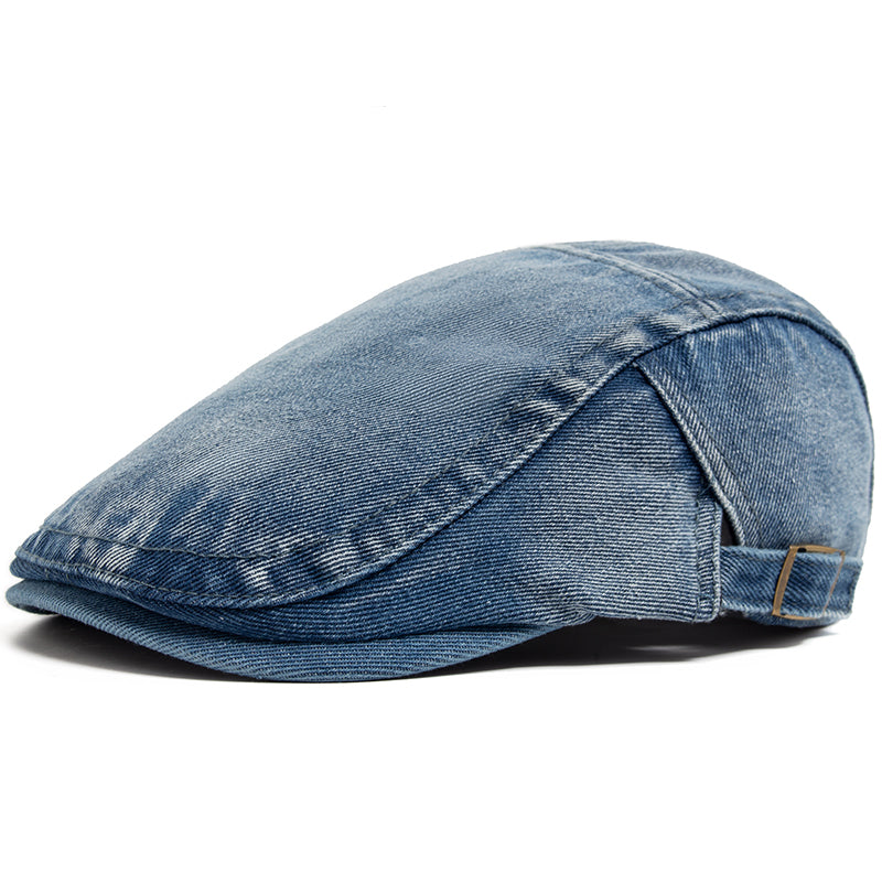 Gorra plana de mezclilla lavada Noxwell Crayford