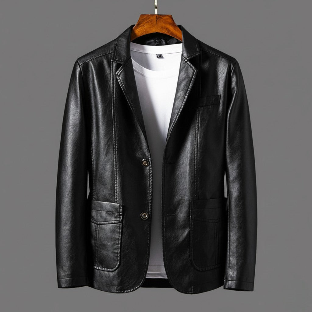 Noxwell Lindmore Leather Blazer