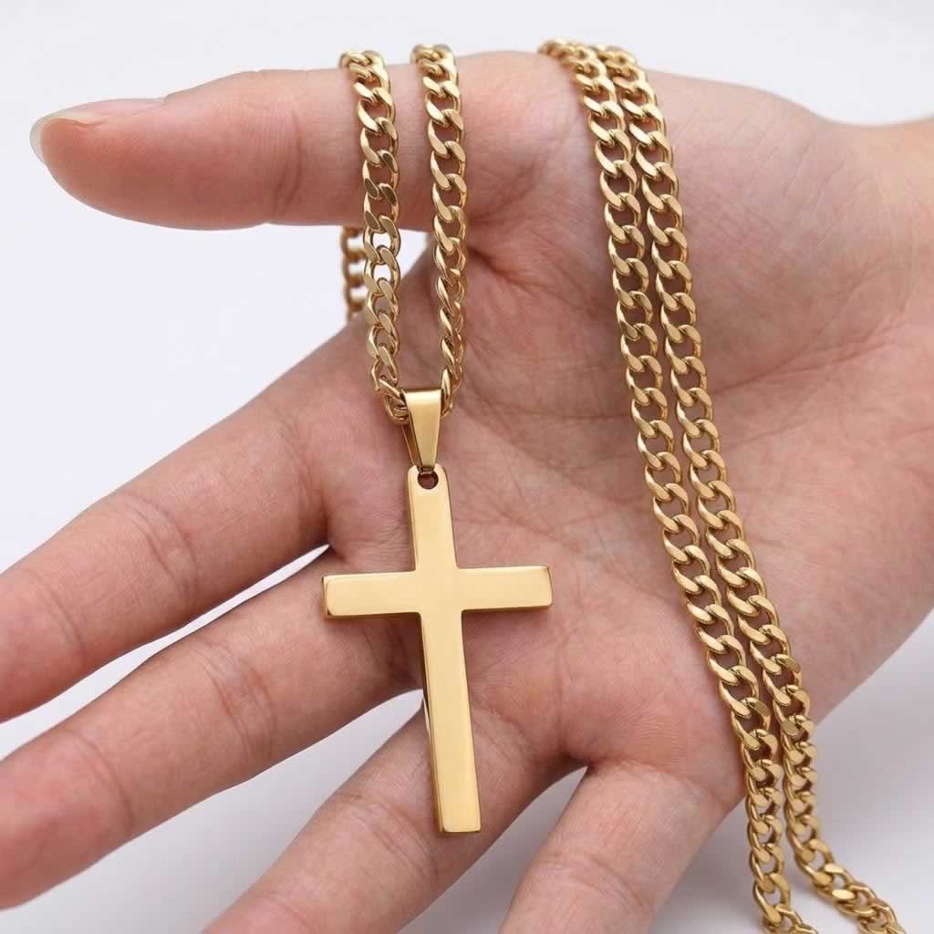 Eternal Chain Cross Necklace
