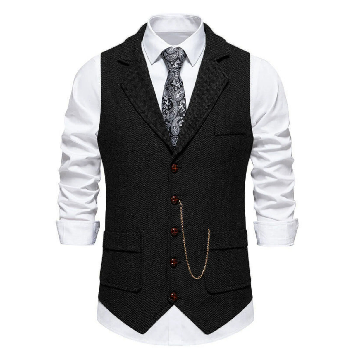 Noxwell Alderley Herringbone Waistcoat