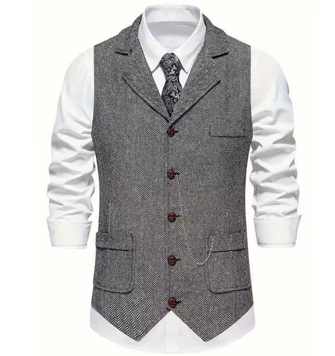 Noxwell Alderley Herringbone Waistcoat