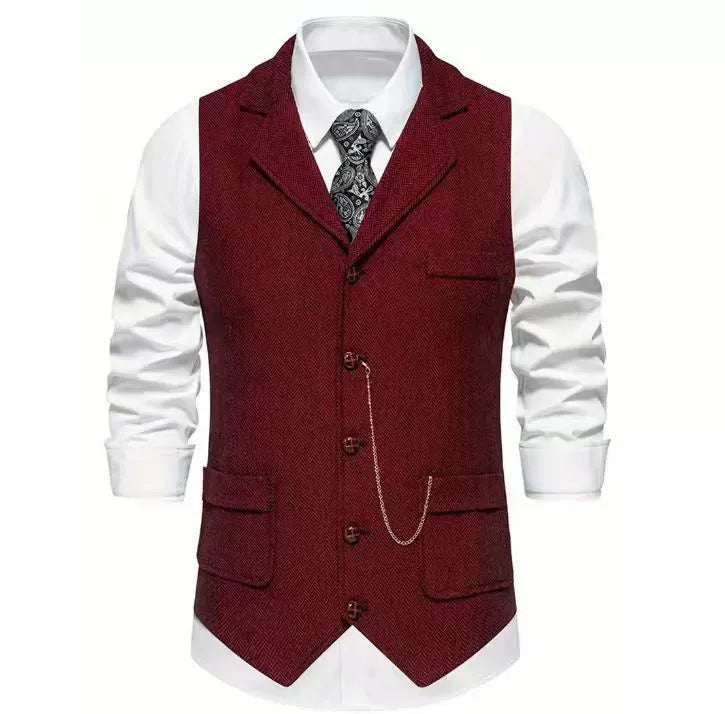 Noxwell Alderley Herringbone Waistcoat