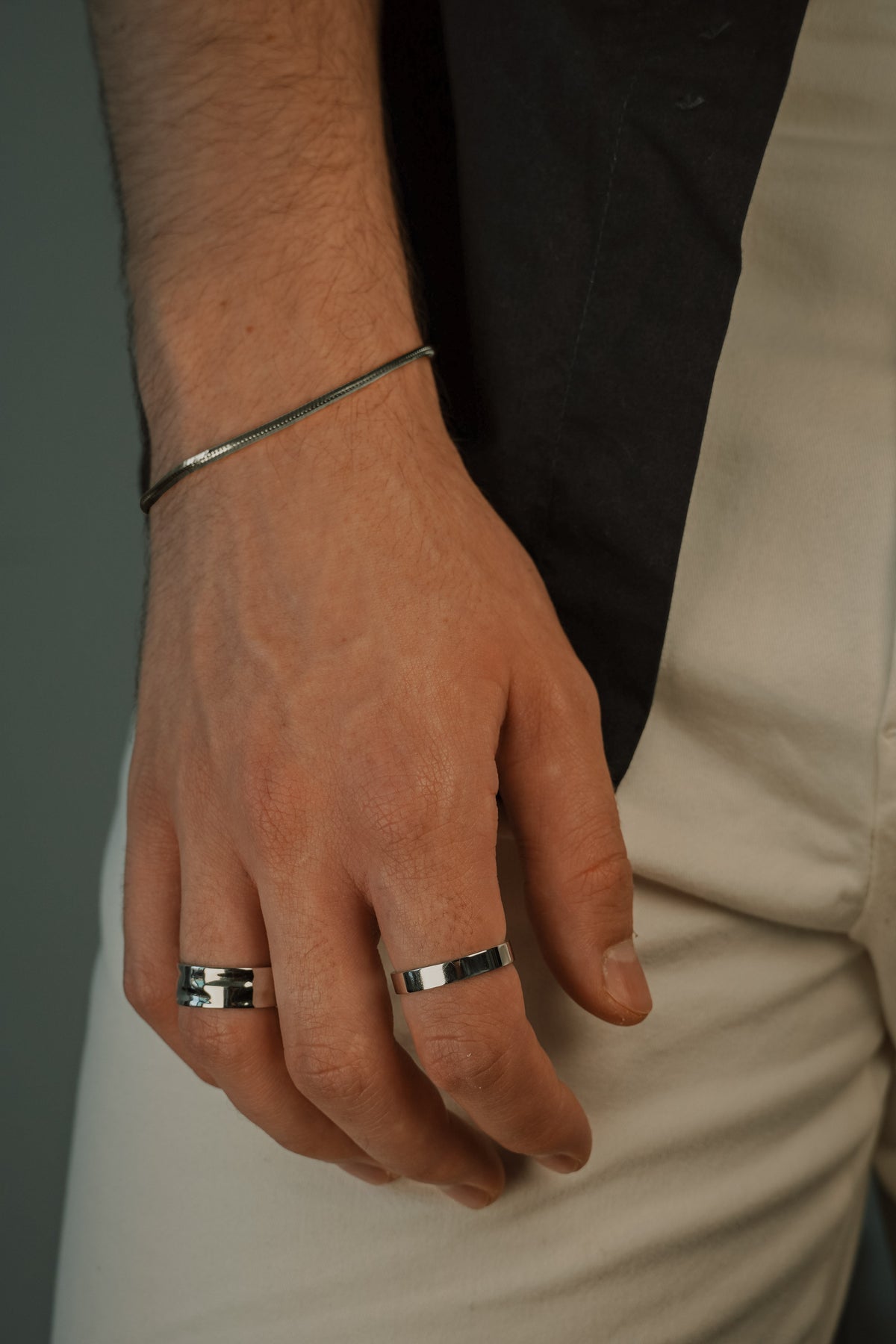 Noxwell Vale Square-Link Bracelet